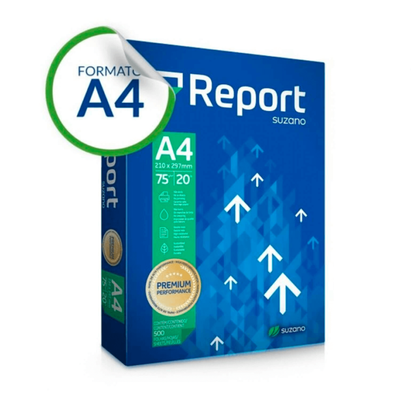 Papel Sulfite Branco A4 Report