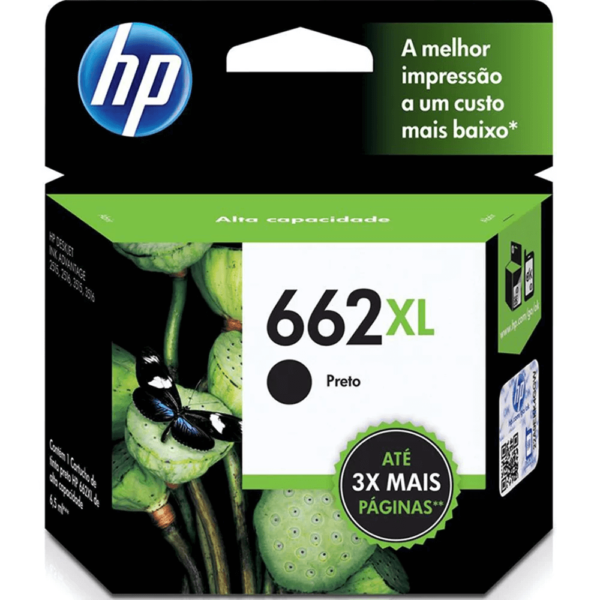 Cartucho HP 662XL Preto