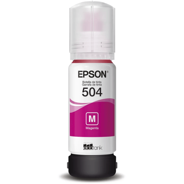 Garrafa para Ecotank Magenta T504