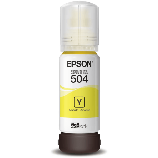 Garrafa para Ecotank Amarelo T504