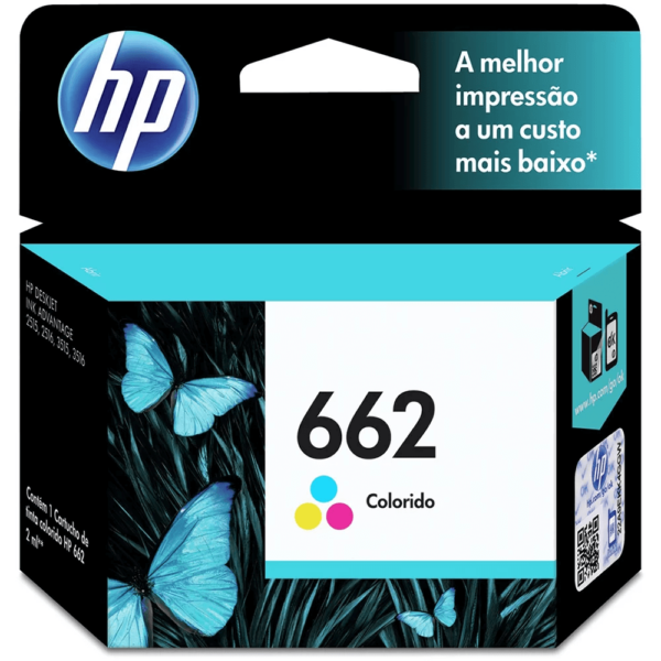 Cartucho HP 662 Colorido