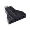 Placa De Som Usb 7.1 Canais
