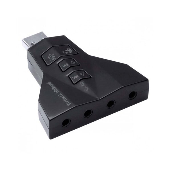 Placa De Som Usb 7.1 Canais