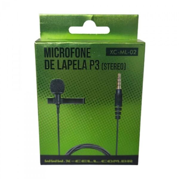 Microfone De Lapela X-Cell P3