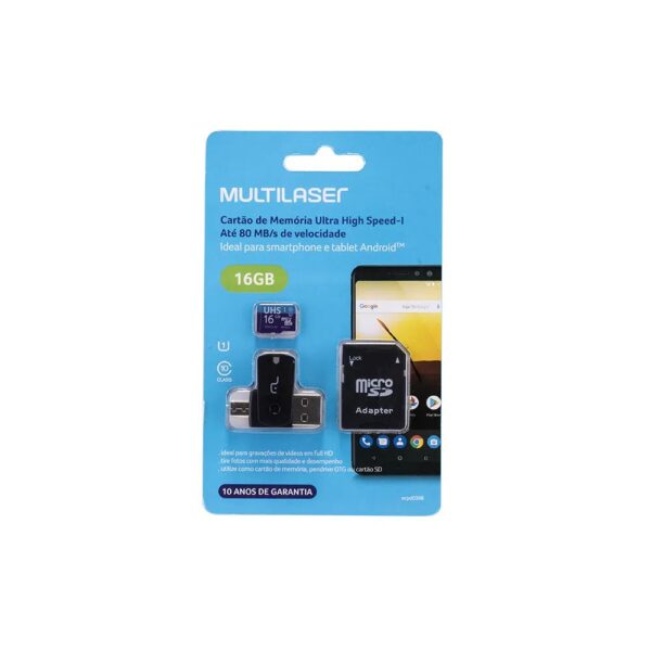 Kit Cartão de Memória 4x1 16gb MC150