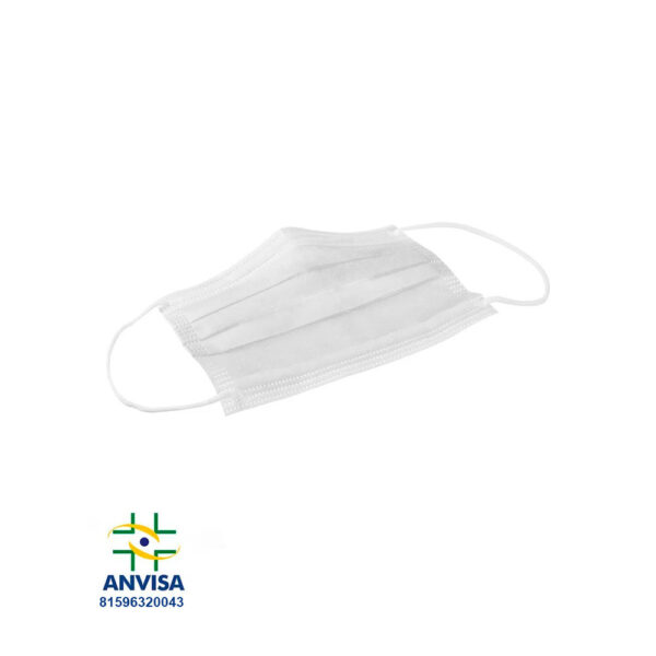 Caixa com 50 Máscaras Cirúrgicas Branco