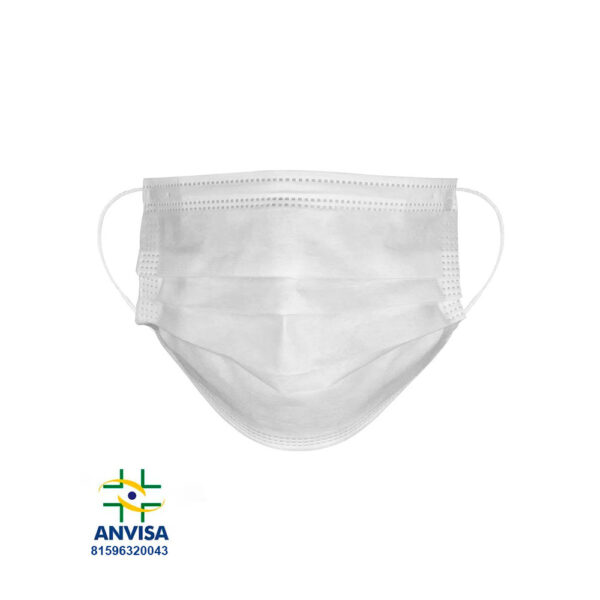 Caixa com 50 Máscaras Cirúrgicas Branco