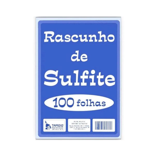 Rascunho Papel Sulfite Branco 1/36 100 Folhas