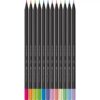 Lápis de Cor 12 Cores Neon e Pastel Redondo SuperSoft