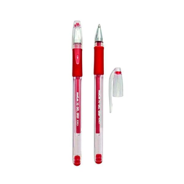 Caneta Hi-Gel Grip Vermelha 0.5mm Molin