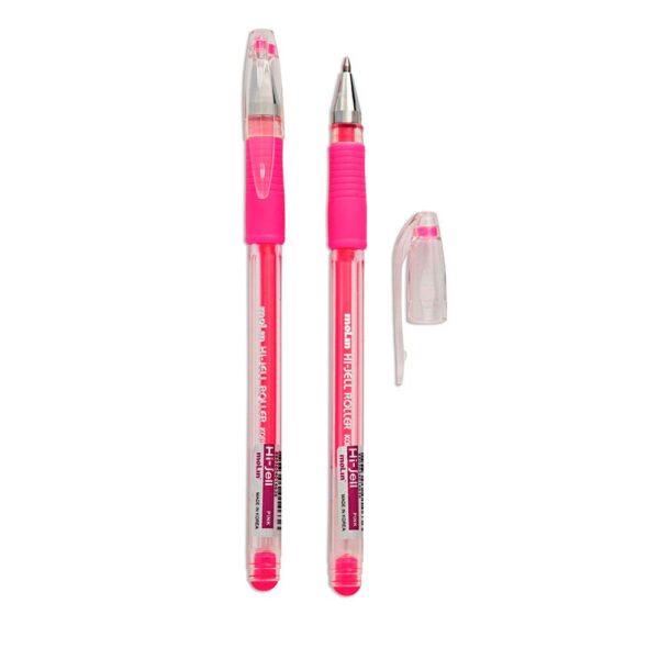 Caneta Hi-Gel Neon Grip Rosa 0.7mm Molin