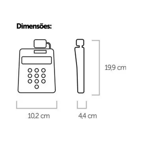 Calculadora Com Bobina de Mesa 12 digitos LP18 + Fonte Bivolt Procalc - Image 7