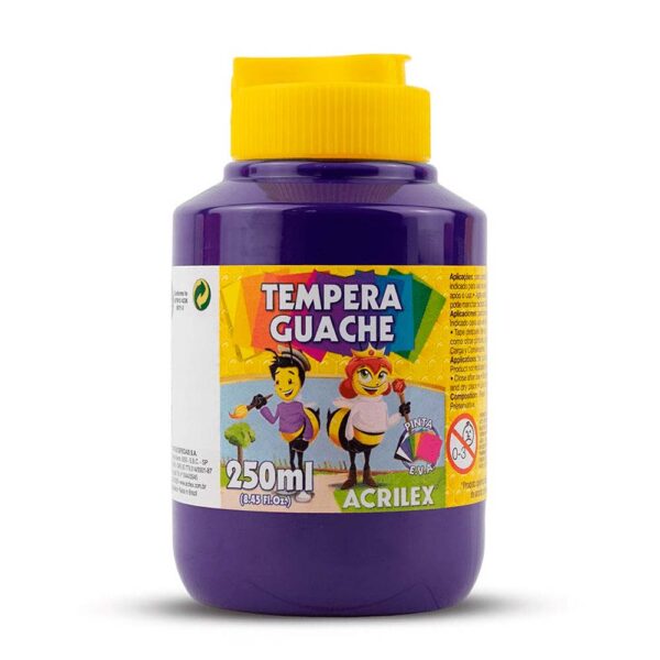 Tinta Guache 250ml Violeta 516 Acrilex