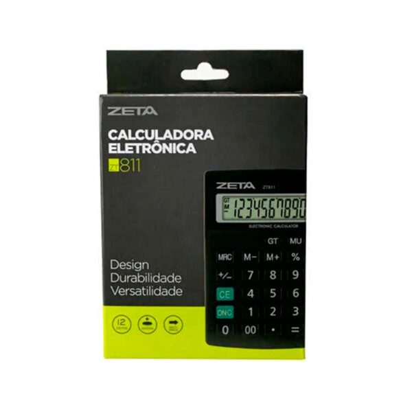Calculadora de Mesa ZT811 12 Dígitos Zeta - Image 2