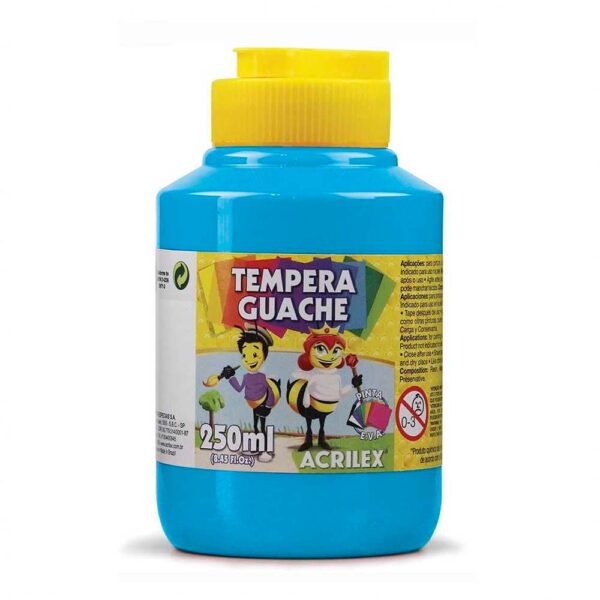 Tinta Guache 250ml Azul Celeste 503 Acrilex