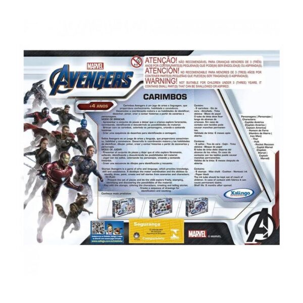 Carimbos Avengers Assemble  6 Peças Xalingo - Image 3