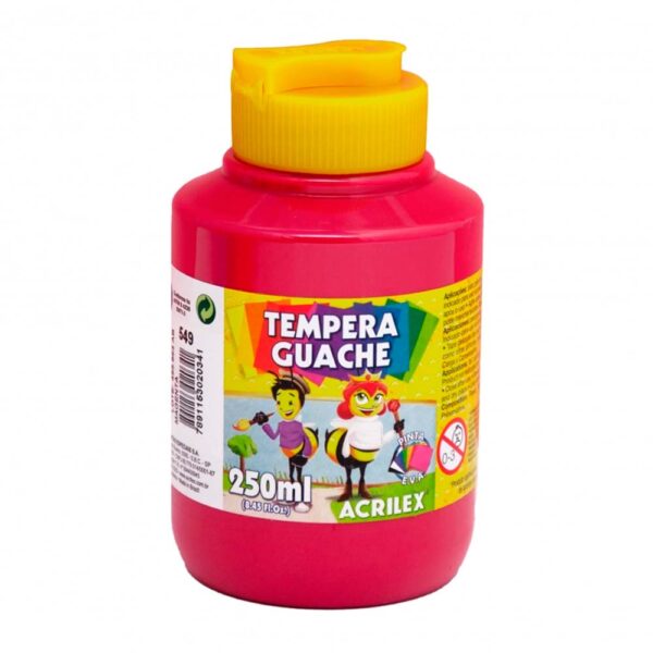 Tinta Guache 250ml Magenta 549 Acrilex