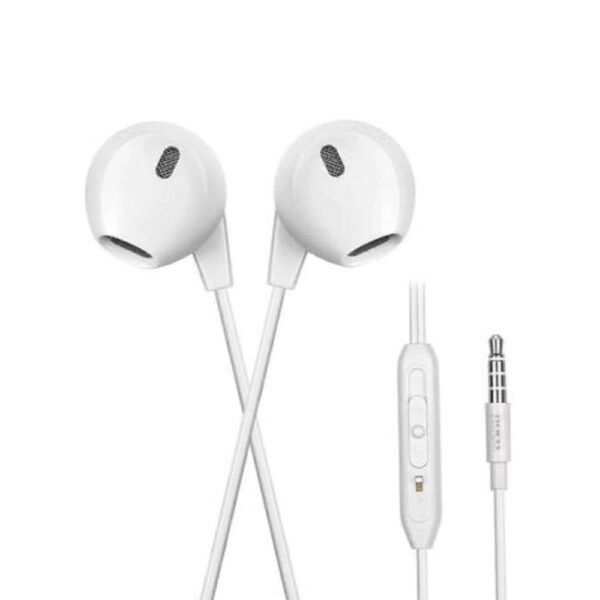 Fone De Ouvido Com Microfone Branco Sh-FO-M2 Shinka - Image 3