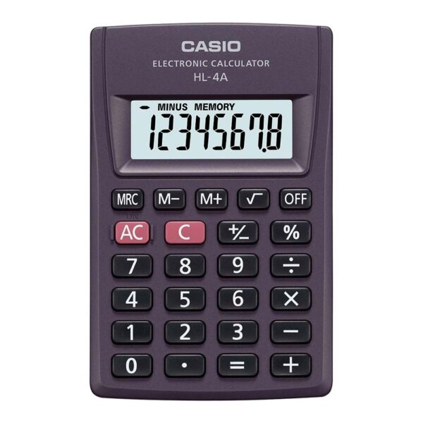 Calculadora De Bolso HL-4A 8 Dígitos Casio