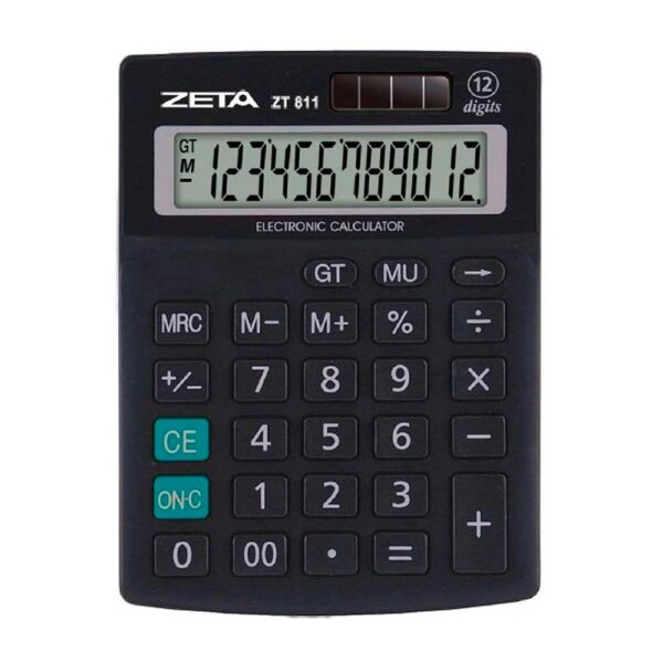 Calculadora de Mesa ZT811 12 Dígitos Zeta