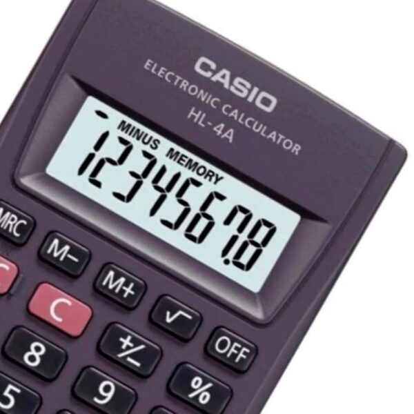 Calculadora De Bolso HL-4A 8 Dígitos Casio - Image 3