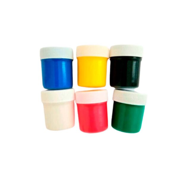 Tinta Pintura A Dedo 06 Cores 15ml Kaz - Image 2