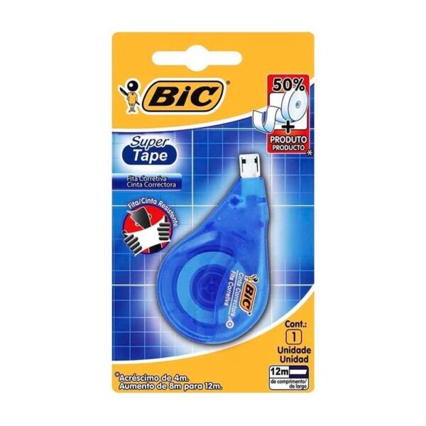 Corretivo Em Fita Super Tape 12m Bic