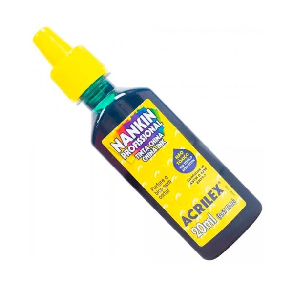 Tinta Nankin 20ml Verde Bandeira Acrilex - Image 2