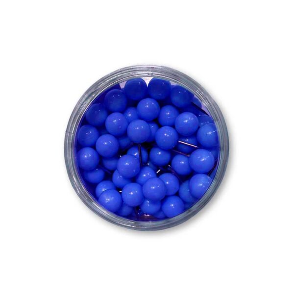 Alfinete Para Mapa Cabeça de 5mm Azul Escuro C/50 Un Acc