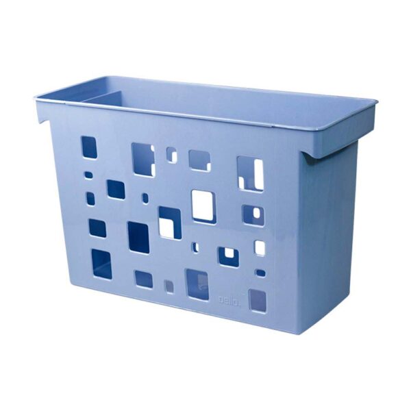 Caixa Arquivo Dellocolor Azul Claro Sem Pasta Suspensa Multiuso
