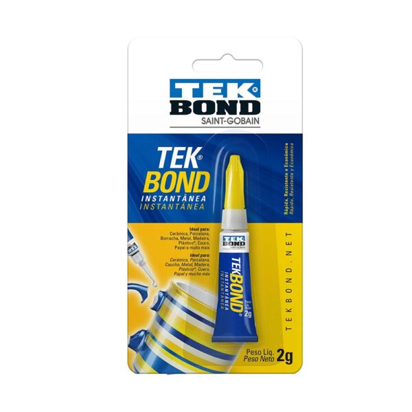 Super Cola Adesivo Instantâneo 2g Original Tekbond
