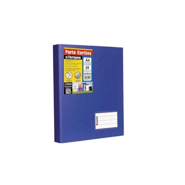 Porta Cartões Com Ferragem 1332-8 Azul Chies