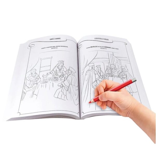 Livro 333 Histórias da Bíblia para Colorir - Image 4