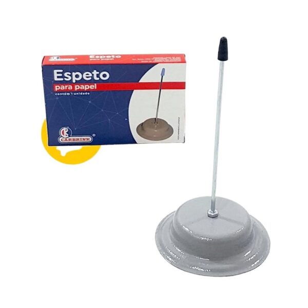 Espeto Para Papel Base De Metal Carbrink