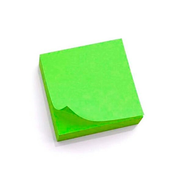 Bloco Adesivo Verde 76mmX76mm 100 Folhas Jocar Office - Image 2
