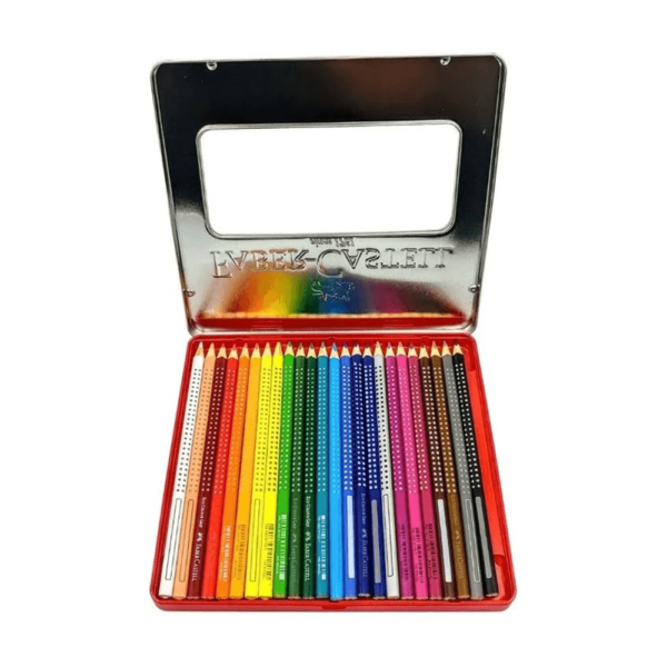 Lápis de Cor Triangular 24 Cores Ecolápis Grip Faber Castell - Image 4