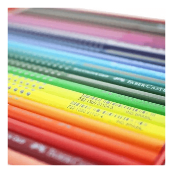 Lápis de Cor Triangular 24 Cores Ecolápis Grip Faber Castell - Image 2