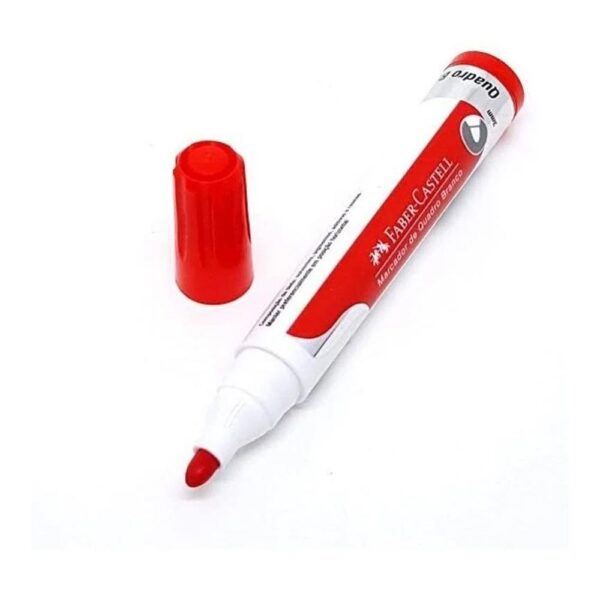 Marcador Quadro Branco Vermelho Faber Castell