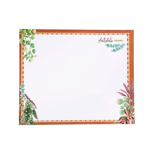 Bloco De Anotações Sketch Board Plantaholic 35 Folhas Leonora
