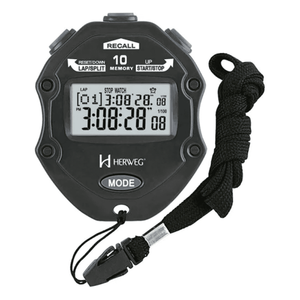 Cronometro Digital Preto 8911 Herweg