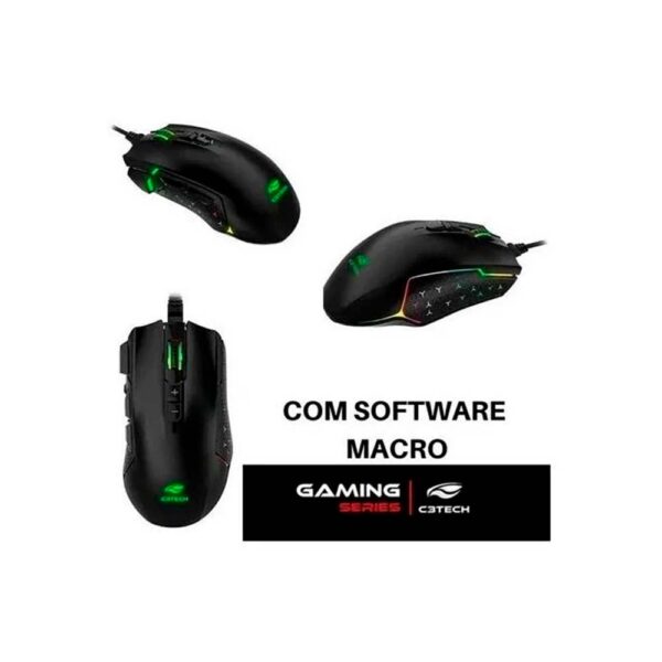 Mouse Gamer Raven Mg-750bk 10000 DPI C3tech
