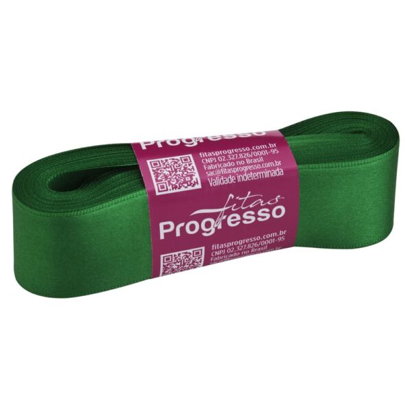 Fita De Cetim 30mmx10m Verde Bandeira Cor 217 Fitas Progresso
