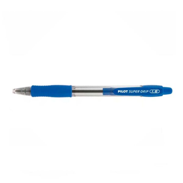 Caneta Esferográfica Super Grip 1.6mm Azul Retrátil Pilot - Image 4