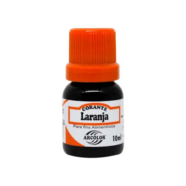 Corante Alimentício Líquido Laranja 10ml Arcolor