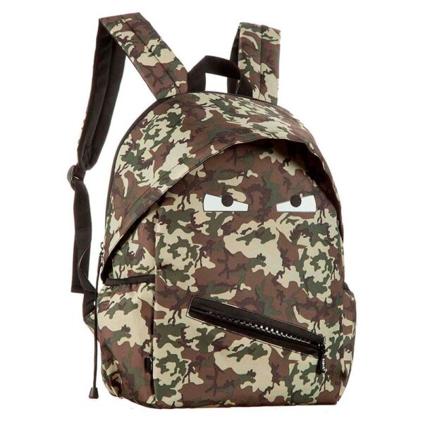Mochila Zipit Grillz Camuflada Verde Maped