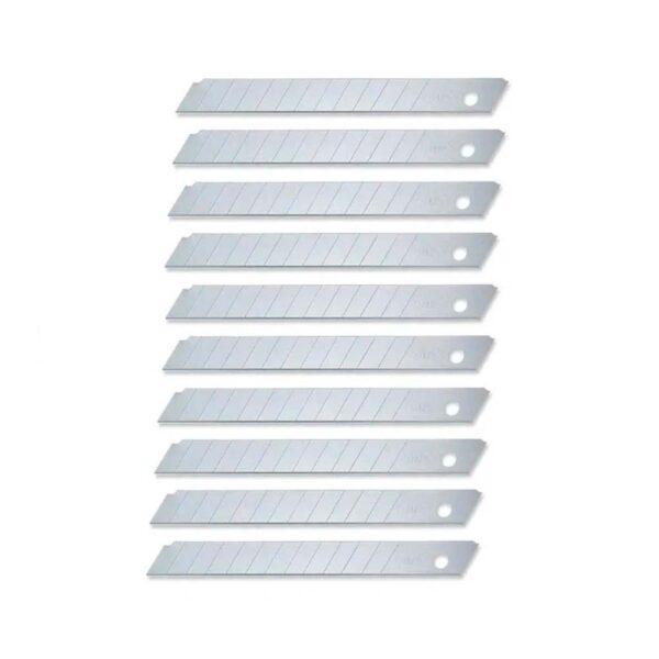 Lamina Estreita Para Estilete 18mm Kit Jogo Com 10 Unidades Kaz - Image 2