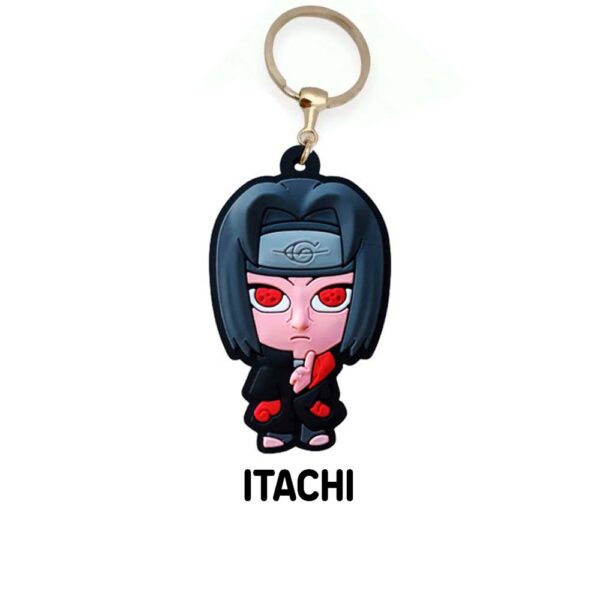 Chaveiro De Borracha Itachi Temático Divertido