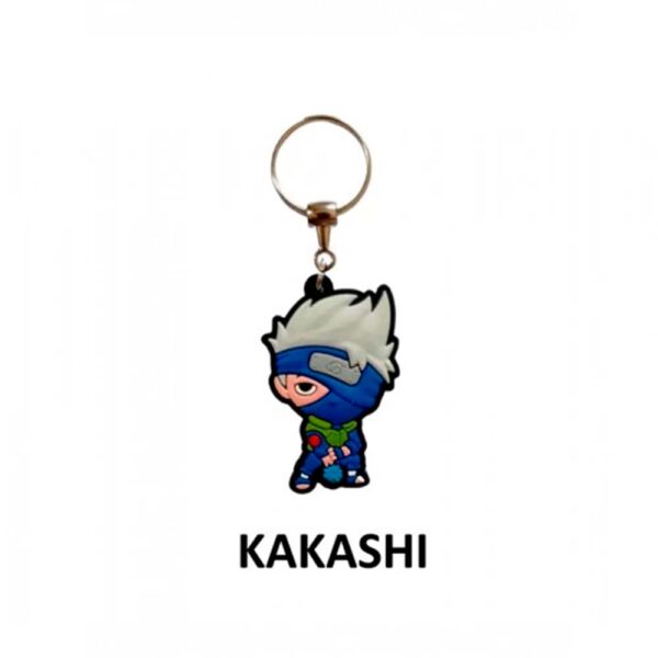 Chaveiro De Borracha Kakashi Temático Divertido