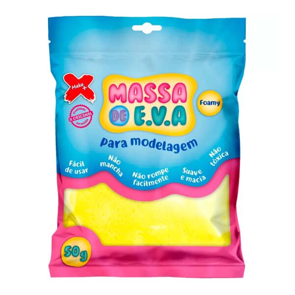 Massa de Eva Amarelo 50g Make +