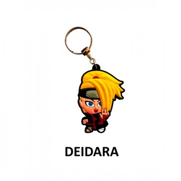 Chaveiro De Borracha Deidara Temático Divertido